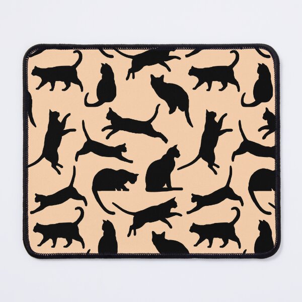 Item preview, Cute Black Cats Pattern designed and sold by HotHibiscus.