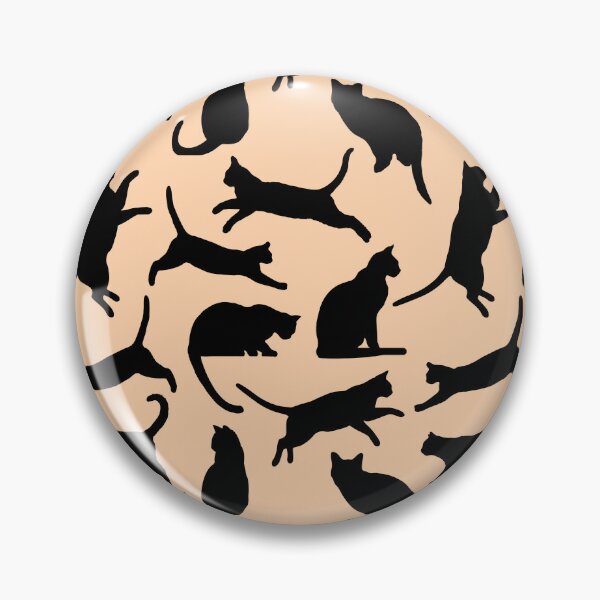 Item preview, Cute Black Cats Pattern designed and sold by HotHibiscus.