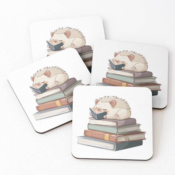 Item preview, Reading hedgehog designed and sold by MendaciousMina.