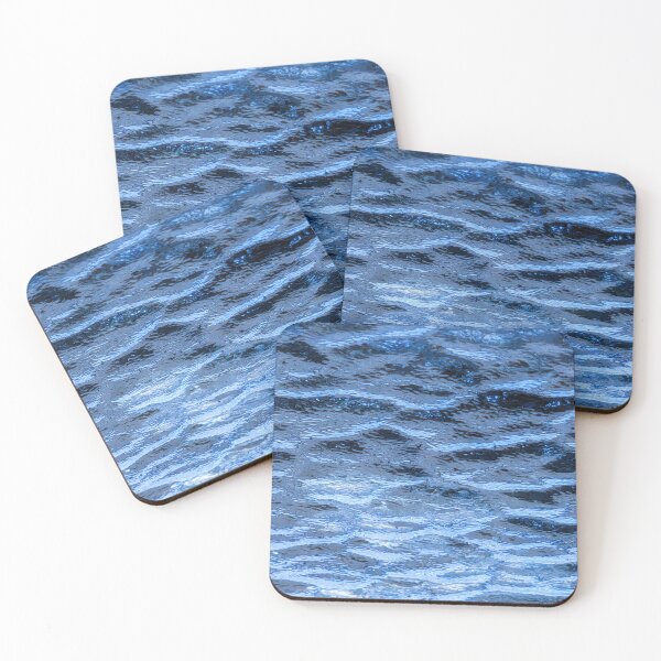 Item preview, Blue tempered waves designed and sold by arfff.