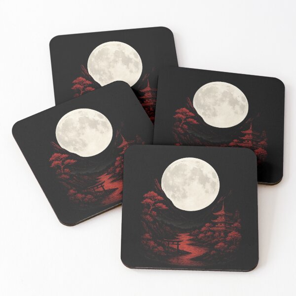 Item preview, Crimson Moon Over the Valley designed and sold by WittyUnknown.