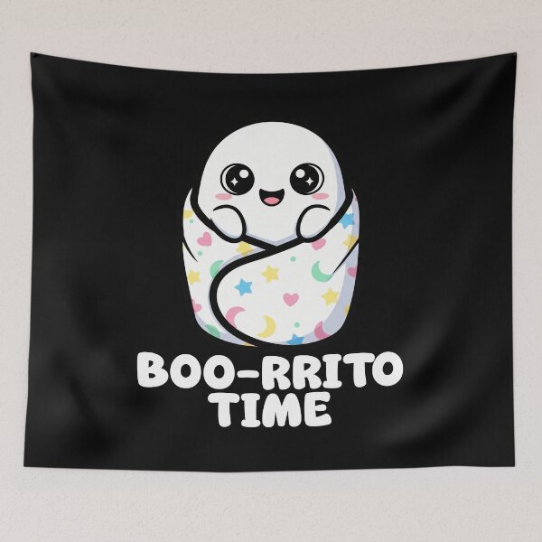 Item preview, BOO-RRITO TIME - GHOST HALLOWEEN designed and sold by KEF Custom.