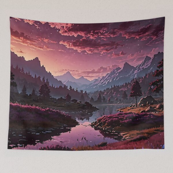 Item preview, Purple Twilight Valley designed and sold by PixelParadies.