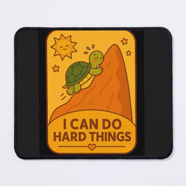 Item preview, Kids Positive Affirmation – "I Can Do Hard Things" Turtle Climber | Zelune designed and sold by Zelune.