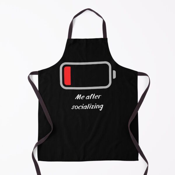 Item preview, Me After Socializing – Low Battery Humor designed and sold by Geafixy.