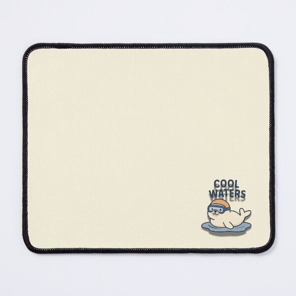 Item preview, Cool Waters Seal Cartoon – Cute Seal in Swim Goggles Illustration designed and sold by konthai.familyart.