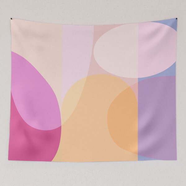 Item preview, Fusion of pastel shapes designed and sold by Estefani Gomez.