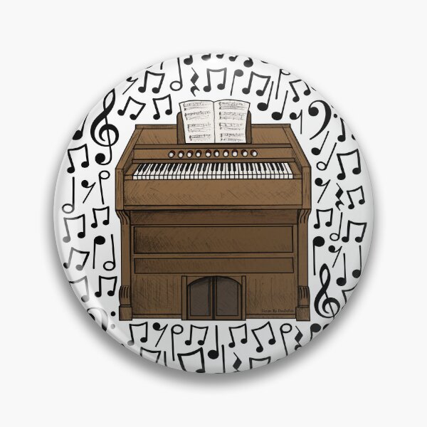 Item preview, Harmonium Musical Notes Church Organist Musician designed and sold by doodlerob.