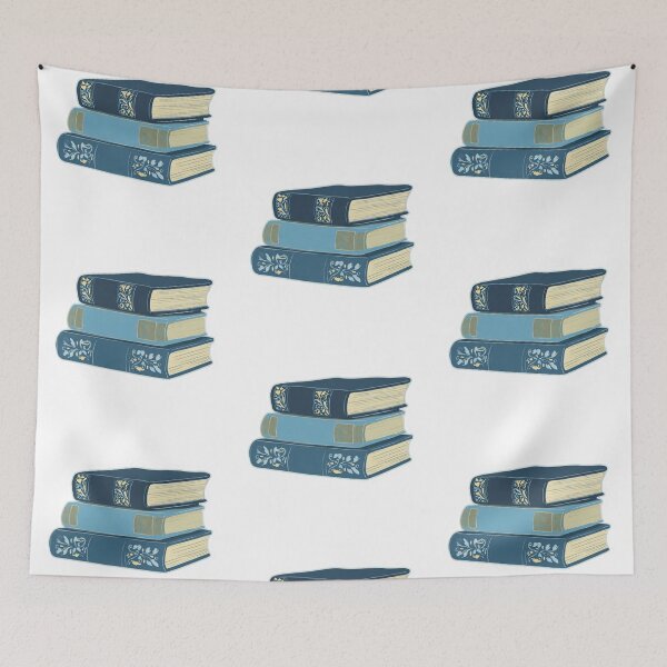 Item preview, Blue book stack designed and sold by MendaciousMina.