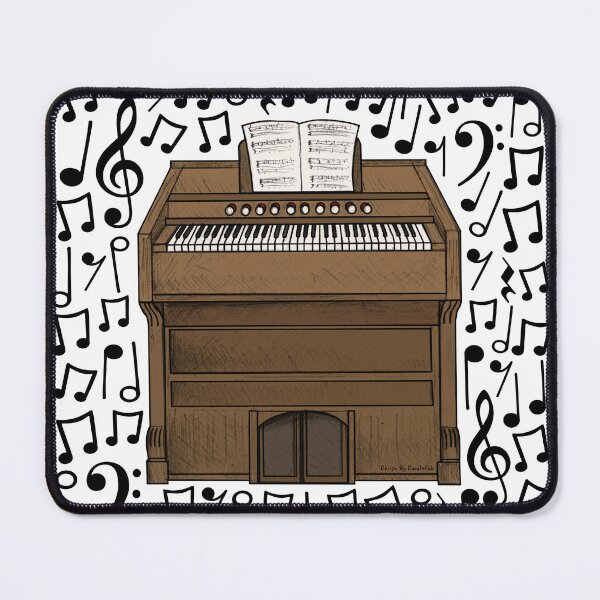 Item preview, Harmonium Musical Notes Church Organist Musician designed and sold by doodlerob.