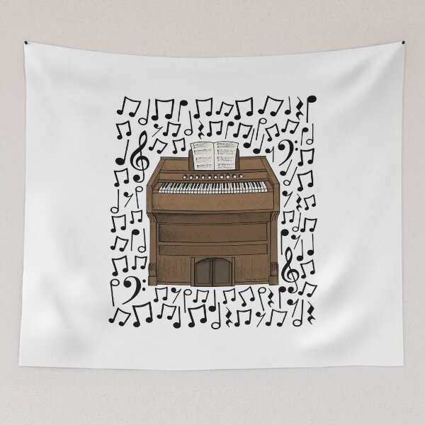 Item preview, Harmonium Musical Notes Church Organist Musician designed and sold by doodlerob.