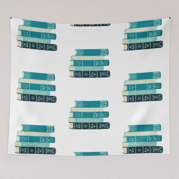 Item preview, Blue book stack designed and sold by MendaciousMina.