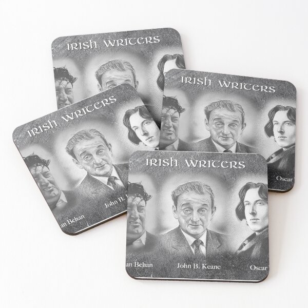 Item preview, Irish Writers – Hand-Drawn Irish Playwrights and Author Art designed and sold by ConorKeeganArt.