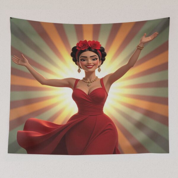 Item preview, Fiery Muse Inspired by Latin art and solar energy. Pure expression in color and form. designed and sold by FotoworldEdel.