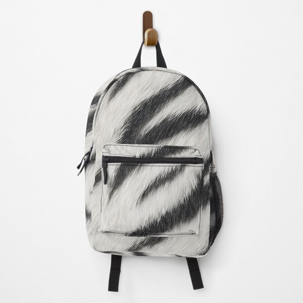 Item preview, White Tiger Fur Animal Skin - Pattern Of Tiger Stripes designed and sold by SassyArtistry.