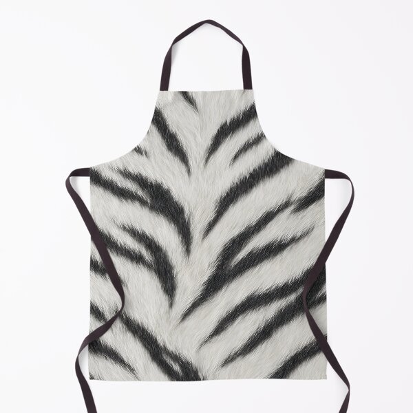 Item preview, White Tiger Fur Animal Skin - Pattern Of Tiger Stripes designed and sold by SassyArtistry.