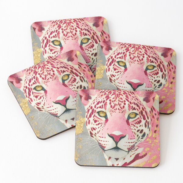 Item preview, Pink Leopard - Modern Contemporary Art  #151 designed and sold by Gino By Design.