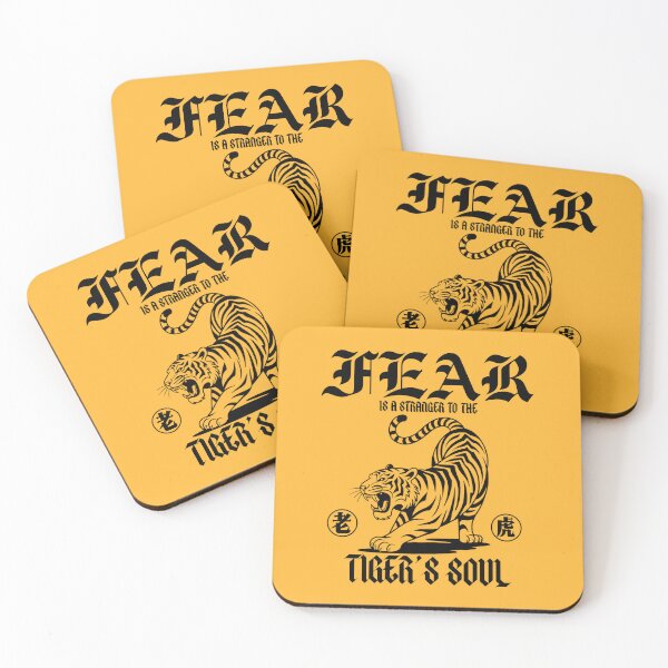 Item preview, Fear Is A Stranger To The Tiger's Soul designed and sold by The magic  Yellow bus.