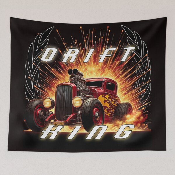 Item preview, Drift King – Vintage Hot Rod Explosion designed and sold by A-T-H.
