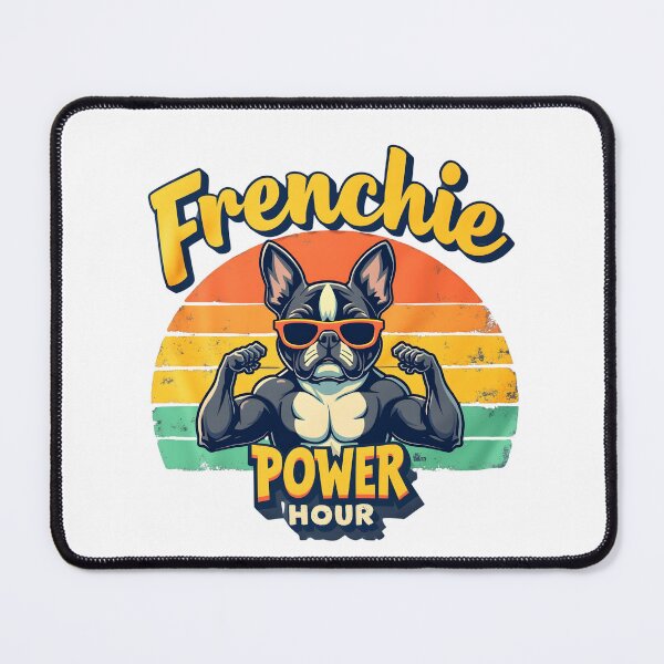 Item preview, Frenchie Power Hour designed and sold by TheEmptyBottleStudio.
