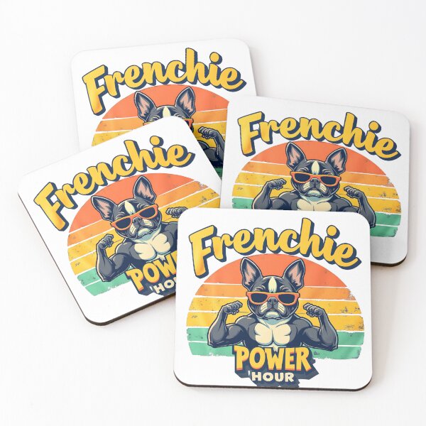 Item preview, Frenchie Power Hour designed and sold by TheEmptyBottleStudio.