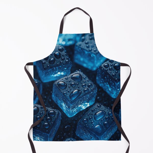 Item preview, Blue Ice Cube Macro designed and sold by Kaleidoscope Print.