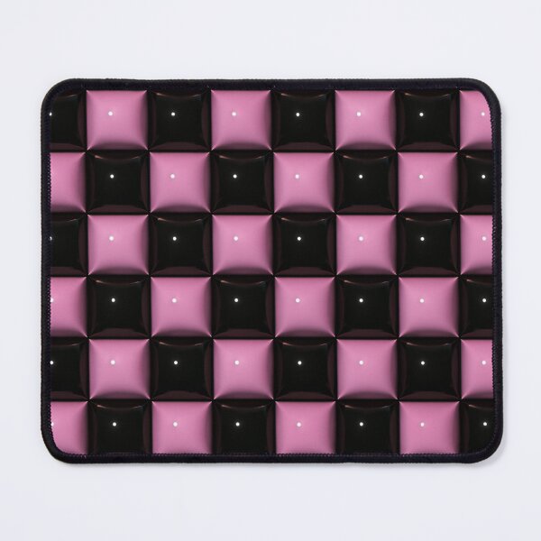 Item preview, Pink & Black Gloss Grid designed and sold by Kaleidoscope Print.