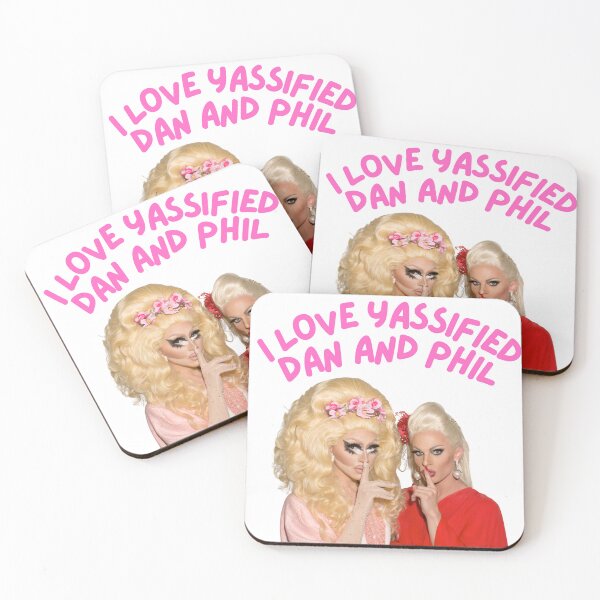 Item preview, trixie and katya are yassified dan and phil decal  designed and sold by namednadine.