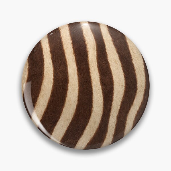 Item preview, Brown Zebra Leather Skin Pattern Stripes designed and sold by SassyArtistry.