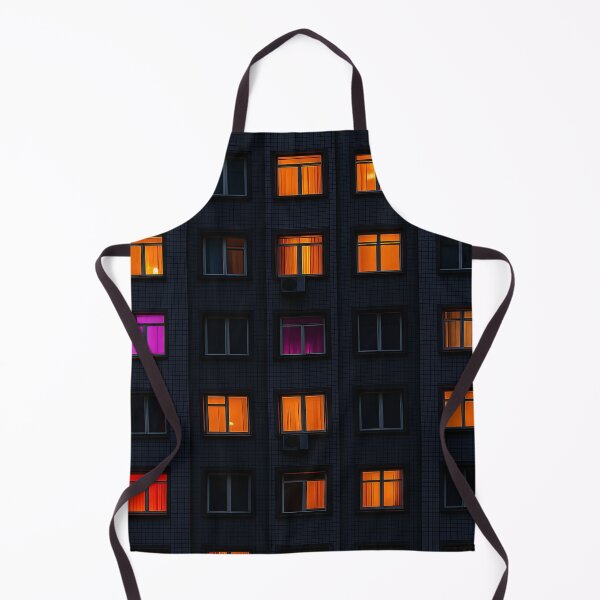 Item preview, Night Windows Glow designed and sold by Kaleidoscope Print.