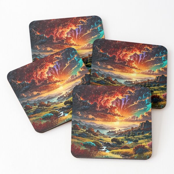 Item preview, Valley of the Blazing Sky designed and sold by PixelParadies.