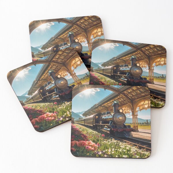 Item preview, Boarding the Steam Train designed and sold by BlareBlare.