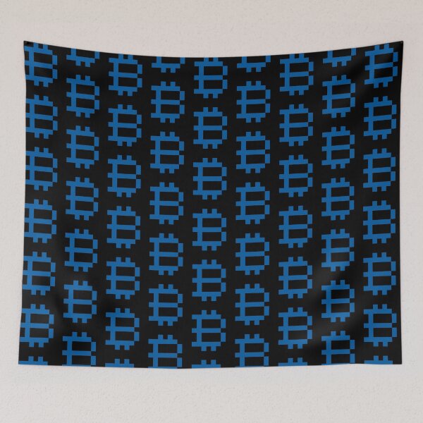 Item preview, Bitcoin B Logo Blue Color Symbol – Crypto Digital Art designed and sold by CyberRex.