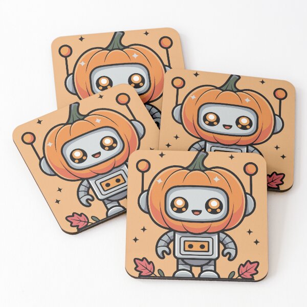 Item preview, Pumpkin Bot in Autumn Glow designed and sold by Mr-Slow.