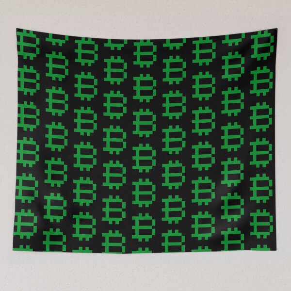 Item preview, Bitcoin B Logo Green Color Symbol – Crypto Digital Art designed and sold by CyberRex.