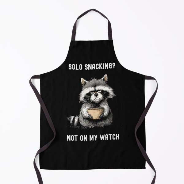 Item preview, Solo Snacking Not on My Watch Funny Gifts with Racoon Vibes designed and sold by WearwolfStudio.
