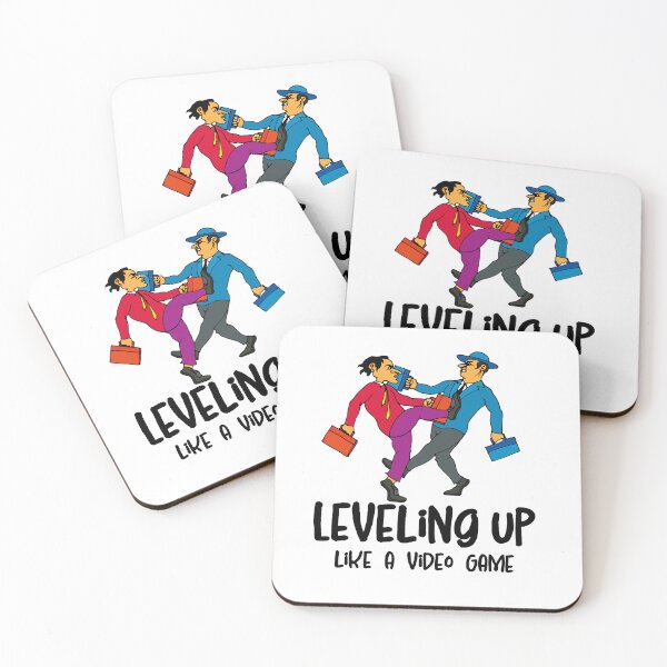 Item preview, Leveling up like a video game - businessmen in a dispute designed and sold by ZeberForever.