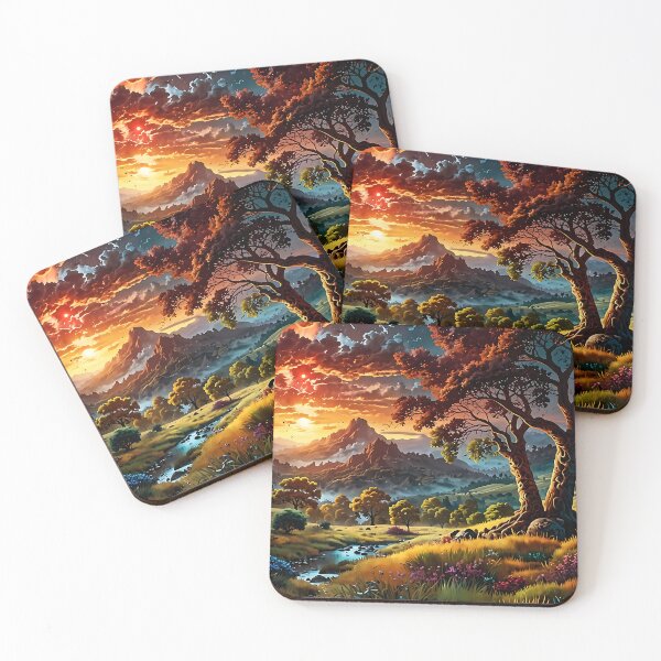 Item preview, Tree of Evening Glow designed and sold by PixelParadies.