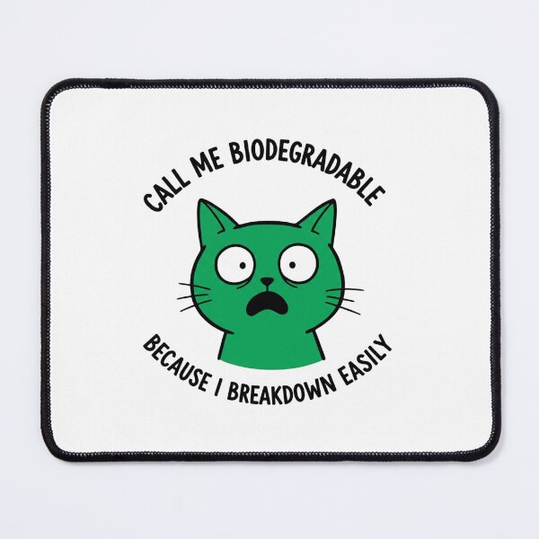 Item preview, Biodegradable, feeling a bit green, breakdown, Funnyfits70, retro, vintage, meme, funny, humor designed and sold by FunnyFits70.