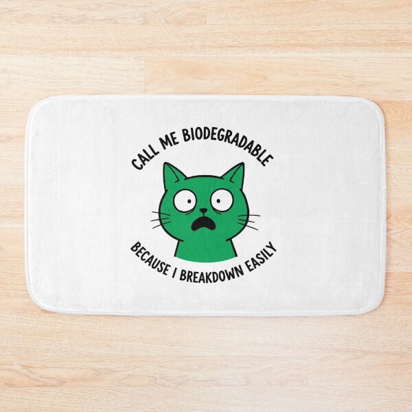 Item preview, Biodegradable, feeling a bit green, breakdown, Funnyfits70, retro, vintage, meme, funny, humor designed and sold by FunnyFits70.