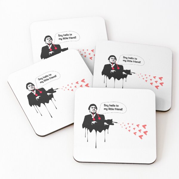 Item preview, Say hi to my little friend! - Red Hearts designed and sold by AMCshoppingg.
