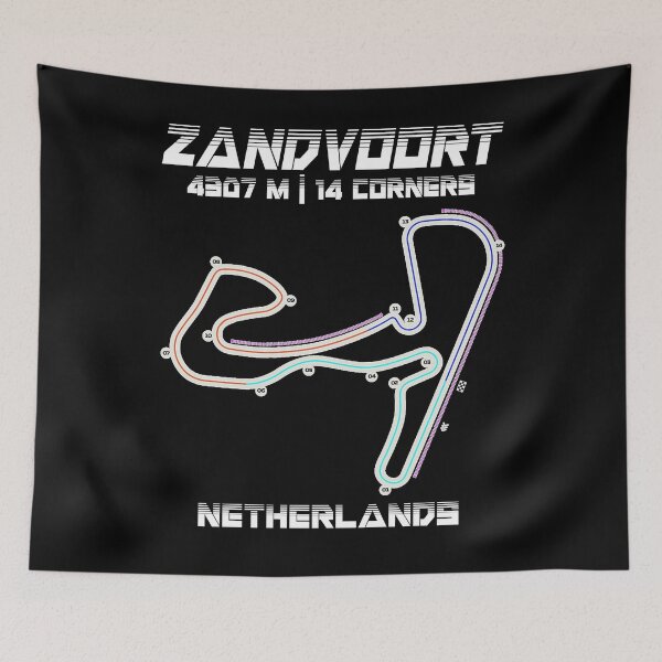 Item preview, Zandvoort Circuit - Netherlands pays bas hollande néerlandaisTrack Map Photographic Dutch Grand Prix Gifts designed and sold by RyanTee-Awesome.