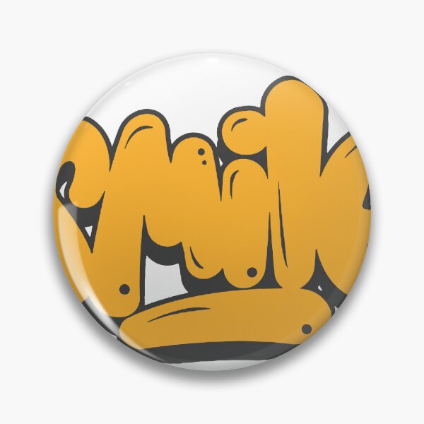 Aperçu de l'œuvre Lettrage graffiti jaune audacieux créée et vendue par andry01.