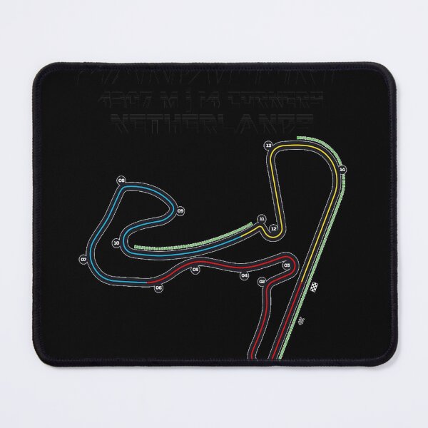 Item preview, Netherlands Zandvoort Circuit pays bas hollande néerlandaisTrack Map Grand Prix Gifts designed and sold by RyanTee-Awesome.