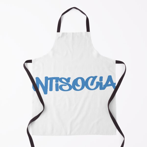 Item preview, Antisocial – Blue Graffiti Style Typography designed and sold by andry01.