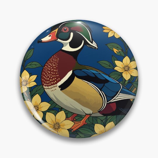 Item preview, Wood Duck and Jasmine Flowers designed and sold by taiche.