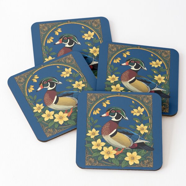 Item preview, Wood Duck and Jasmine Flowers designed and sold by taiche.