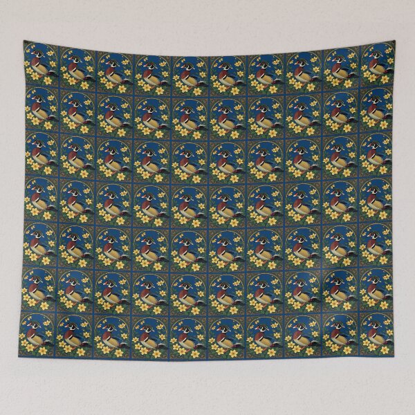 Item preview, Wood Duck and Jasmine Flowers designed and sold by taiche.