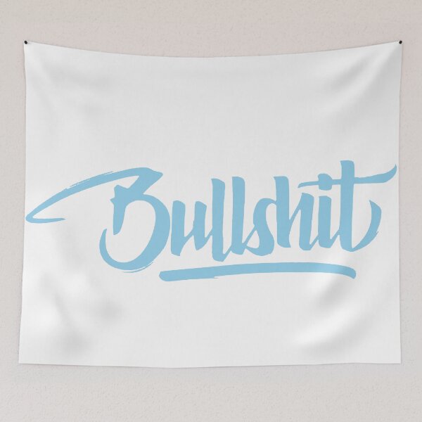 Item preview, Bullshit – Blue Brush Script Typography designed and sold by andry01.