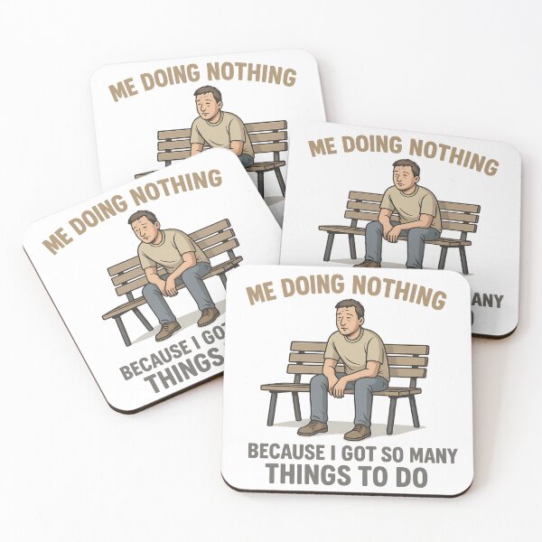 Item preview, Overwhelmed into Doing Nothing designed and sold by WackyWardrobeCo.